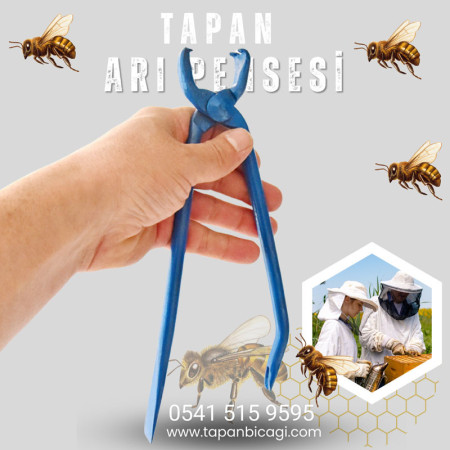 Tapan Arıcı Çerçeve Çıta Tutma Pensesi 26 cm 2-1 Dişli Mavi