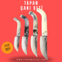 Tapan 4'lü Çakı Seti 26-23-19-17 cm Kara Çelik Ala
