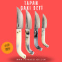 Tapan 4'lü Çakı Seti 26-23-19-17 cm Kara Çelik Ala