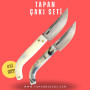 Tapan 2'lİ Çakı Seti 26-23 cm Kara Çelik Ala