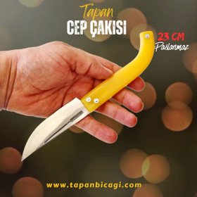 Tapan Çoban Bıçağı 23 cm Paslanmaz Sarı