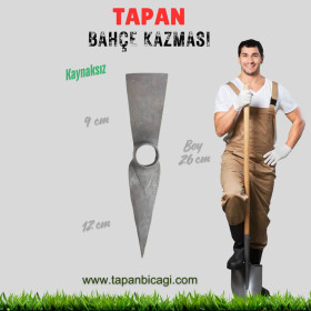 Tapan Bağ Bahçe Kazması 26 cm Kaynaksız