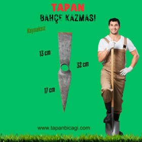 Tapan Bağ Bahçe Kazması 32 cm Kaynaksız