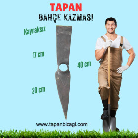 Tapan Bağ Bahçe Kazması 40 cm Kaynaksız