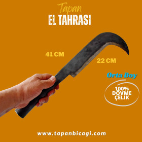 Tapan El Tahrası 41X22 Tek Parça Kaynaksız Orta Boy