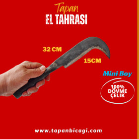 Tapan El Tahrası 32X15 Tek Parça Kaynaksız Mini Boy