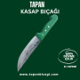Tapan Kasap Bıçağı 29 cm Dövme Çelik Yeşil