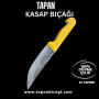 Tapan Kasap Bıçağı 29 cm Dövme Çelik Sarı