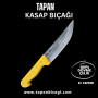 Tapan Kasap Bıçağı 29 cm Dövme Çelik Sarı