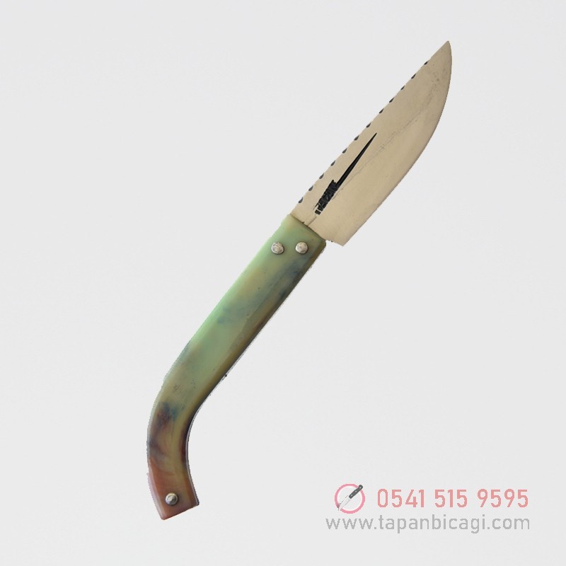Tapan Av & Aşı Bıçağı 23 cm Yay Çeliği Yeşil Vişne