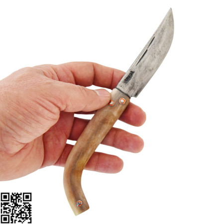 Tapan Av ve Çoban Çakısı Koç Boynuzu 21 cm Sarıkızıl