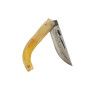 Tapan Av ve Çoban Çakısı Koç Boynuzu 21 cm Sarı El Yapımı Dövme Çelik