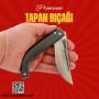 Tapan Av & Çoban Bıçağı 23 cm Yay Çeliği Premium Siyah
