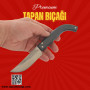 Tapan Av & Çoban Bıçağı 23 cm Yay Çeliği Premium Siyah