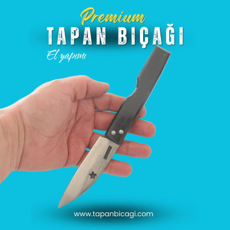 Tapan Kamp & Aşı Bıçağı 24 cm Dövme Yay Çeliği Premium