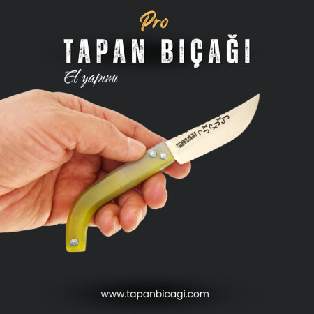 Tapan Cep Çakısı 17 cm Paslanmaz Pro Ala Yeşil