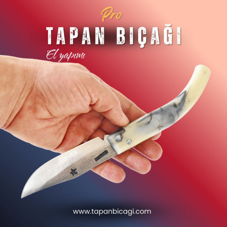 Tapan Av-Kamp Bıçağı 26 cm Dövme Yay Çeliği Ala